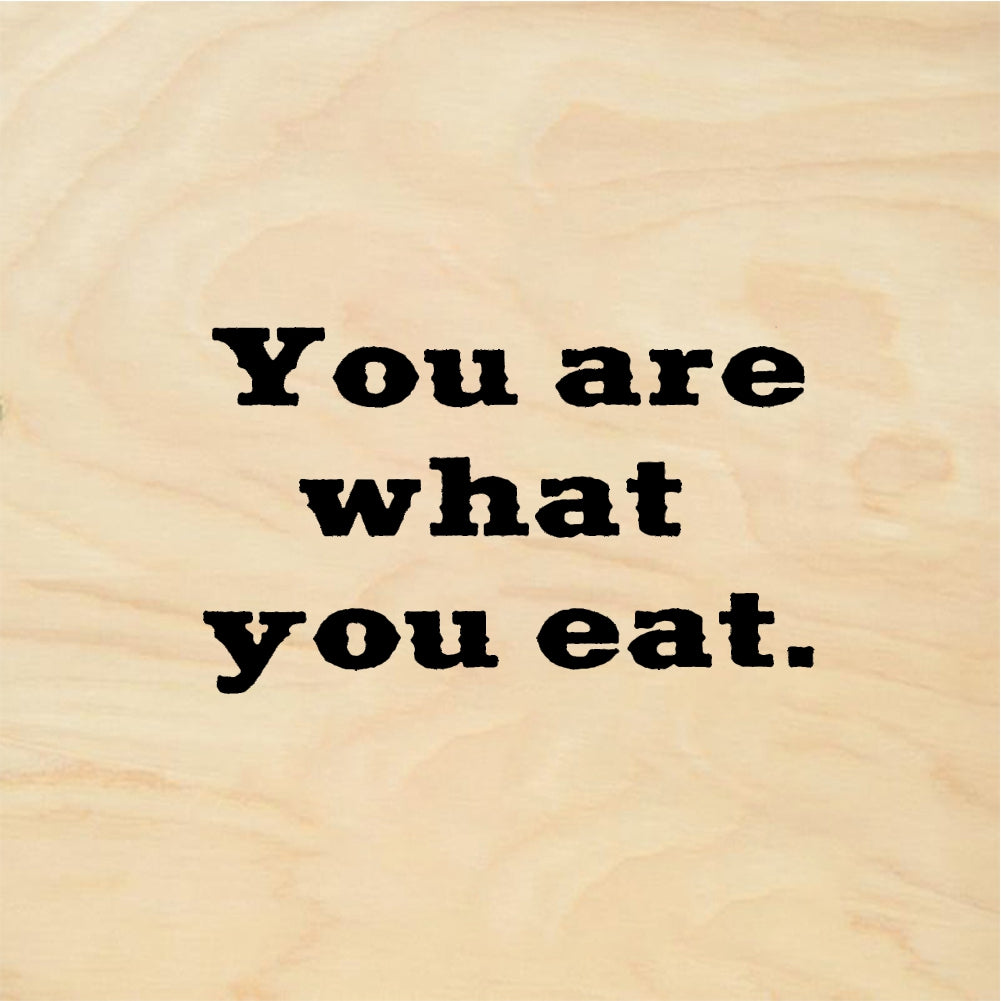 StampaFe You are what you eat - Rubber Stamp 1.5 x 0.5