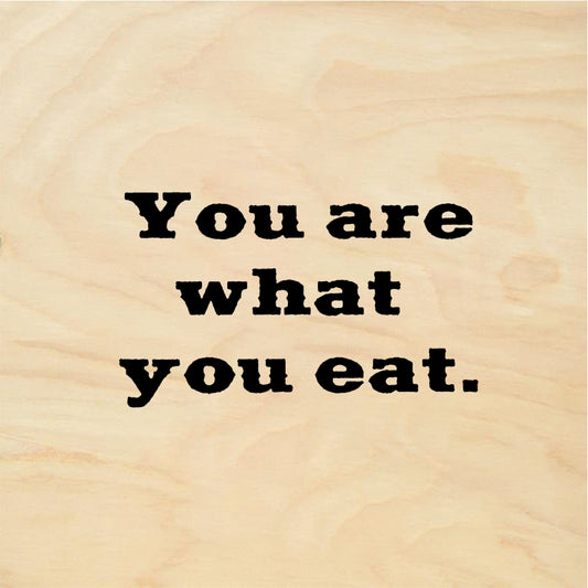 StampaFe You are what you eat - Rubber Stamp 1.5 x 0.5