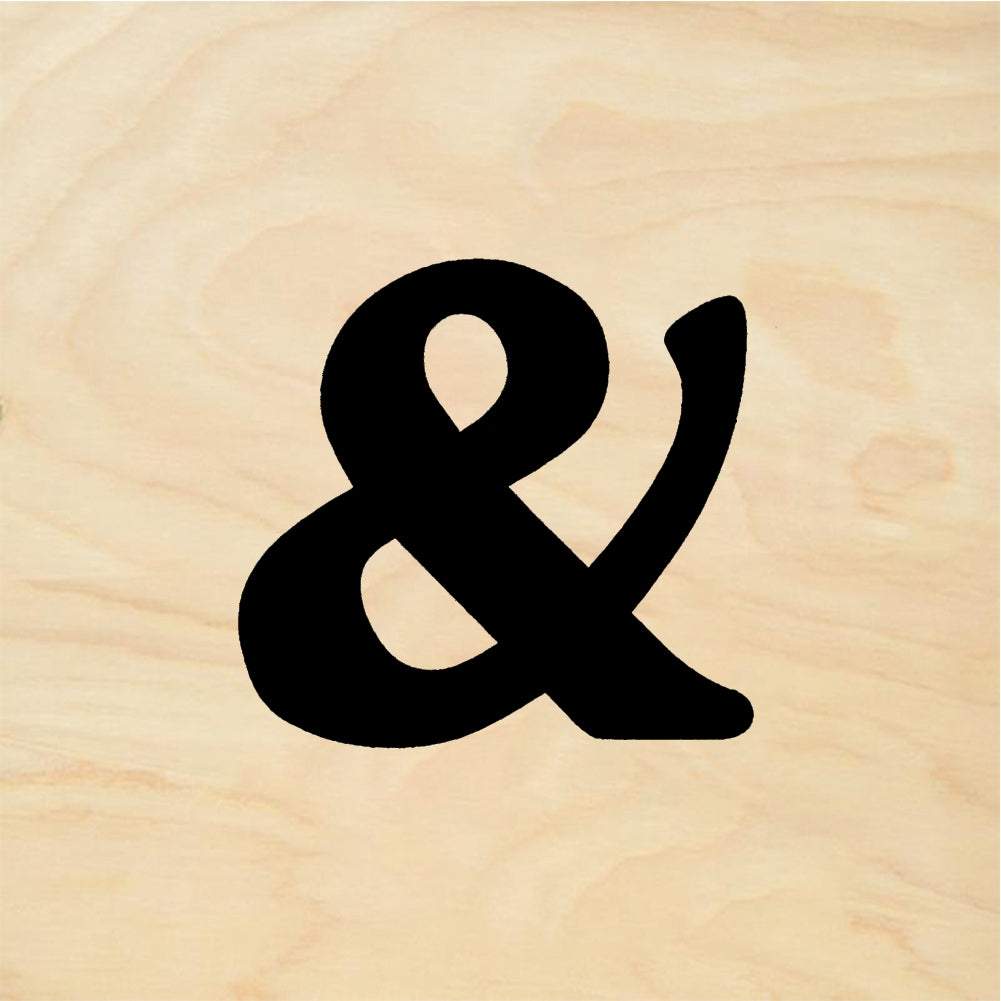 StampaFe Bold Ampersand - Rubber Stamp 1.25 x 1.25