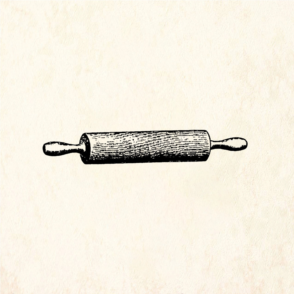StampaFe Rolling pin - Rubber Stamp 2.25 x 0.25
