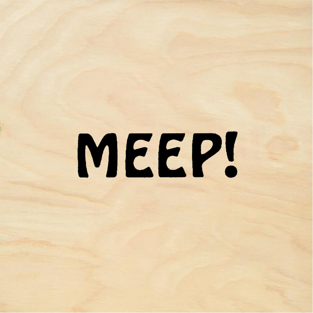 StampaFe MEEP! Meep - Rubber Stamp 0.75 x 0.5