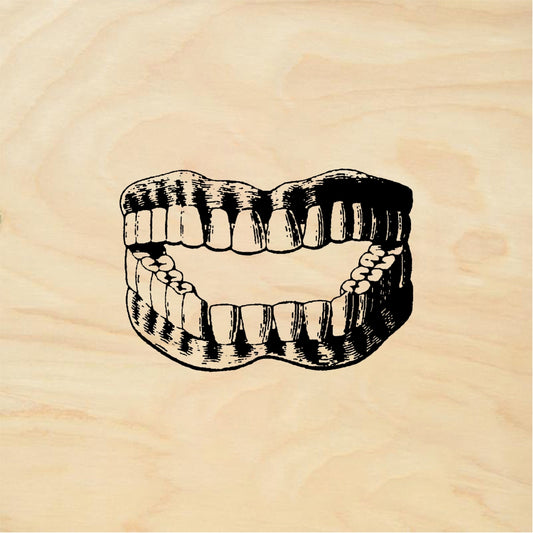 StampaFe Dentures - Rubber Stamp 1.25 x 0.75