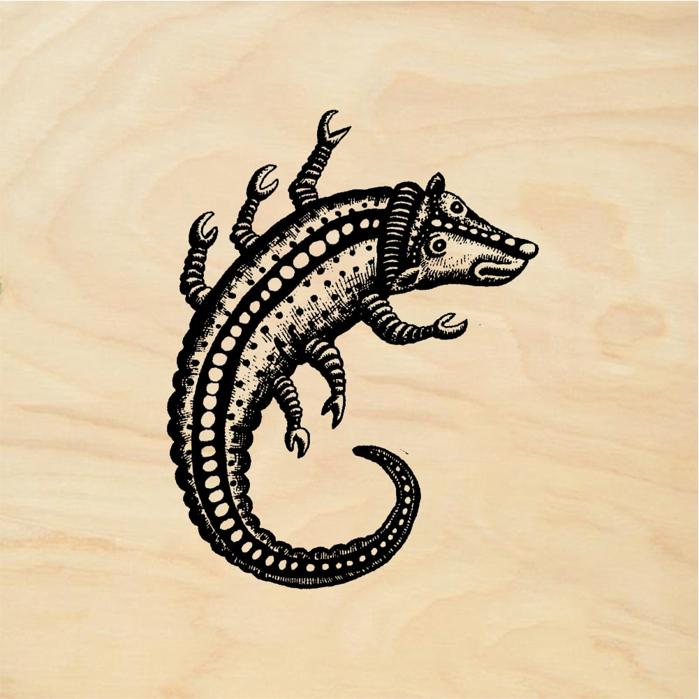 StampaFe Medieval Beastie - Rubber Stamp 1.75 x 2.5
