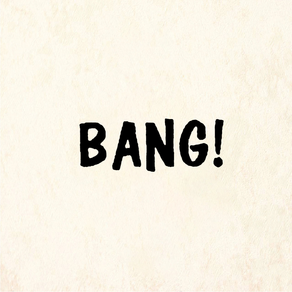 StampaFe BANG! Text - Rubber Stamp 0.75 x 0.5