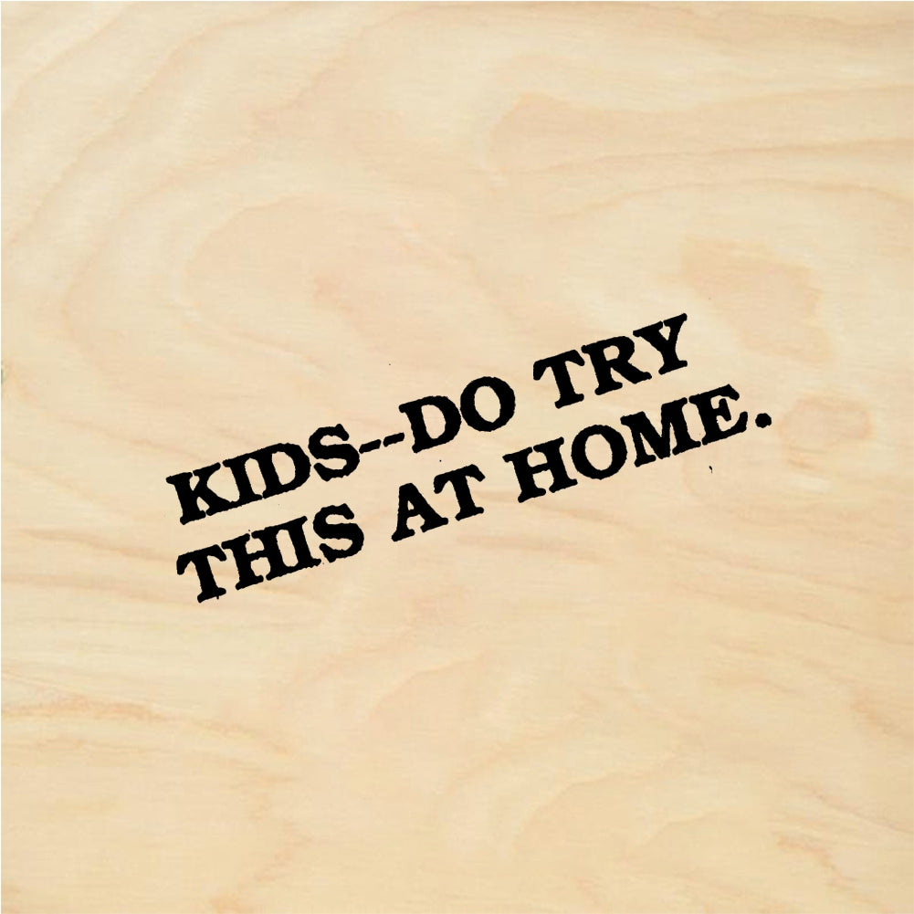 StampaFe KIDS-DO TRY THIS AT HOME - Rubber Stamp 1.5 x 0.5