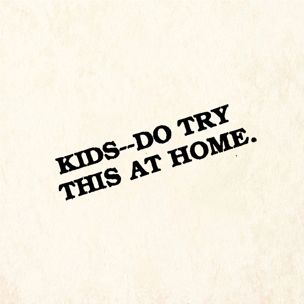 StampaFe KIDS-DO TRY THIS AT HOME - Rubber Stamp 1.5 x 0.5