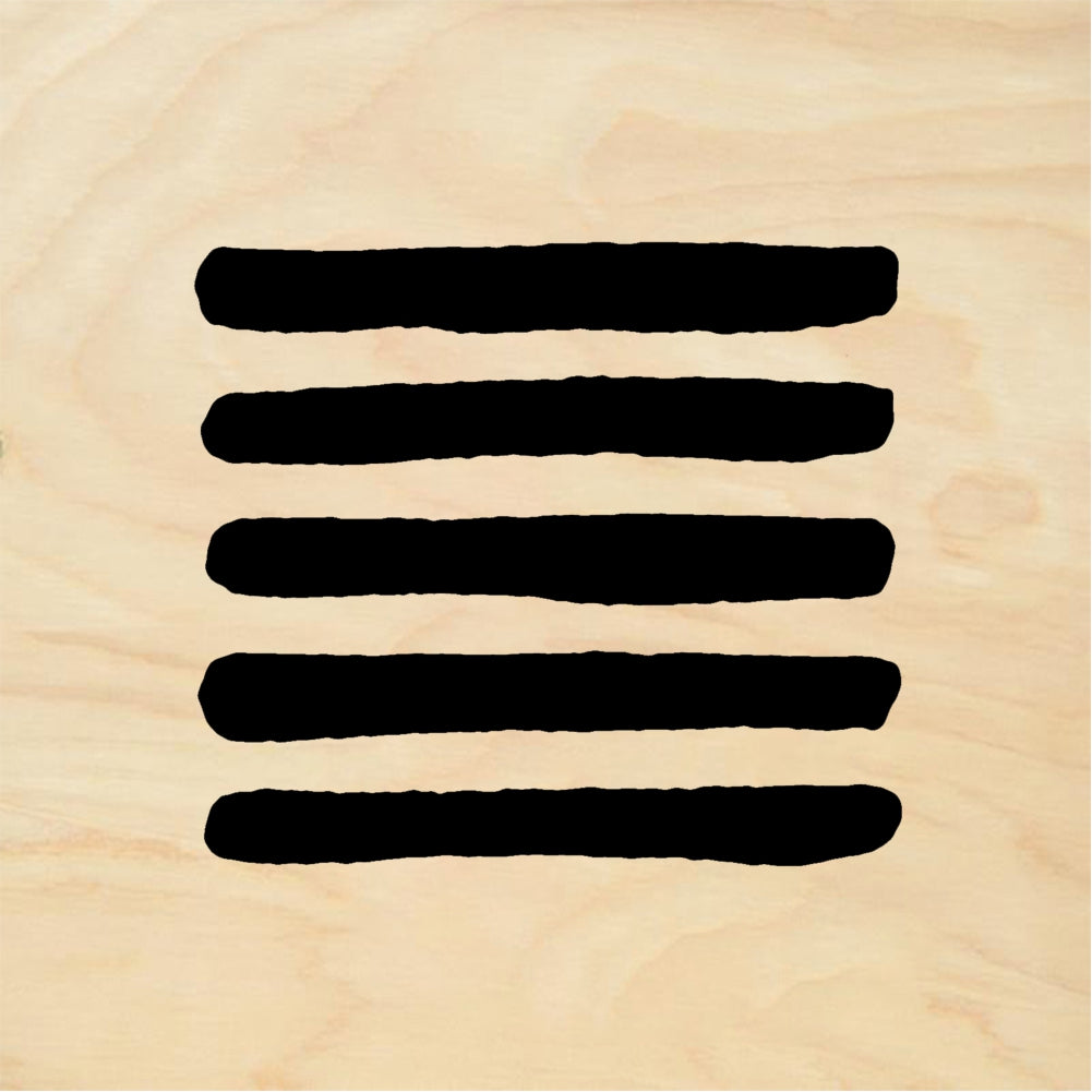 StampaFe Five Stripes - Rubber Stamp 1.5 x 0.5