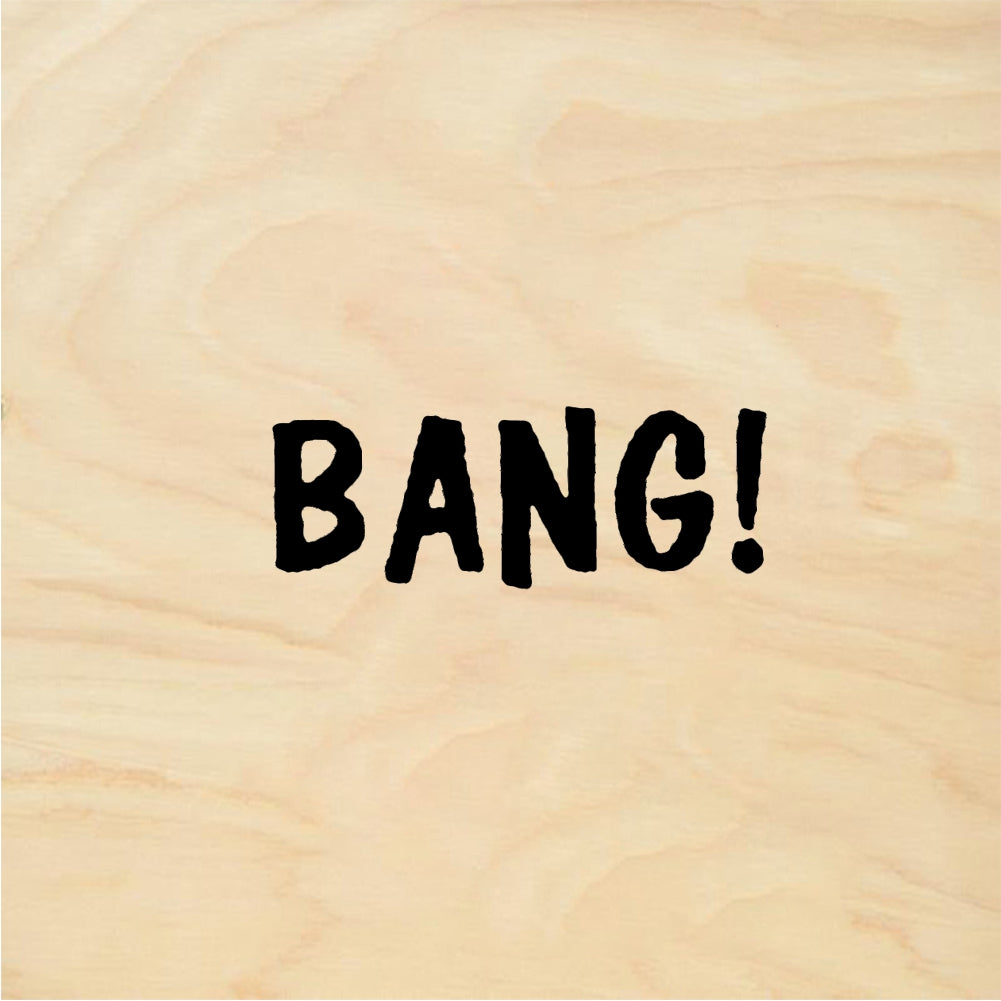 StampaFe BANG! Text - Rubber Stamp 0.75 x 0.5