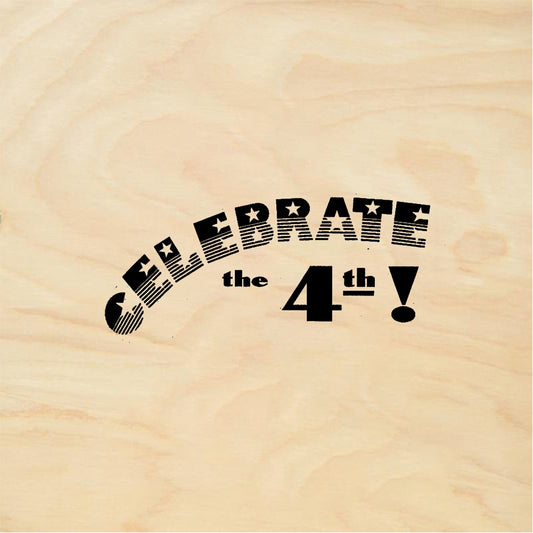 StampaFe CELEBRATE the 4th! Celebrate 4th - Rubber Stamp 3 x 1