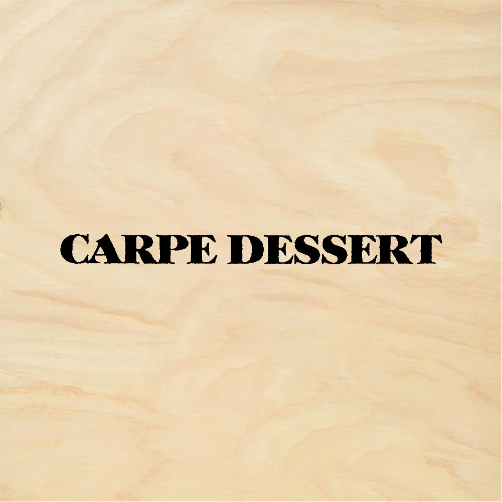 StampaFe CARPE DESSERT - Rubber Stamp 1.5 x 0.5