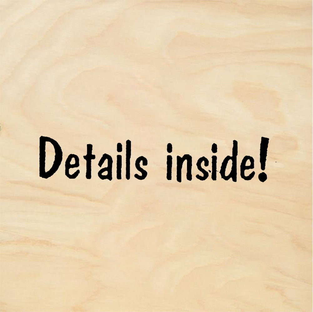 StampaFe Details inside! Details Inside - Rubber Stamp 0.75 x 0.5