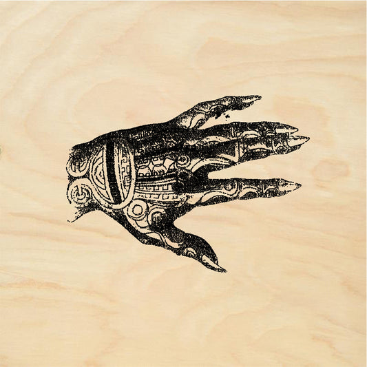 StampaFe Tattooed hand - Rubber Stamp 1.25 x 1.75