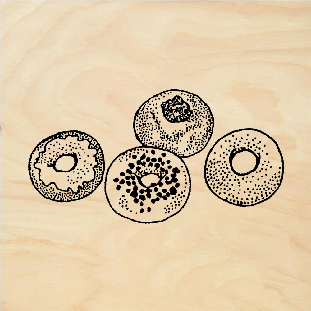 StampaFe Donuts Cluster - Rubber Stamp 1.25 x 1