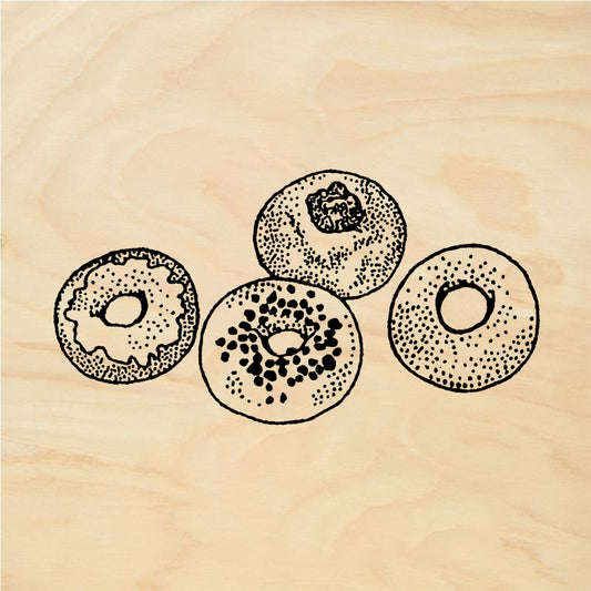 StampaFe Donuts Cluster - Rubber Stamp 1.25 x 1