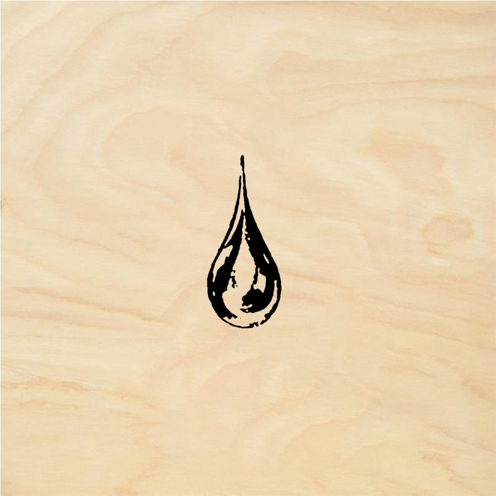 StampaFe Drop, teeny Tiny Water Drop - Rubber Stamp 0 x 0