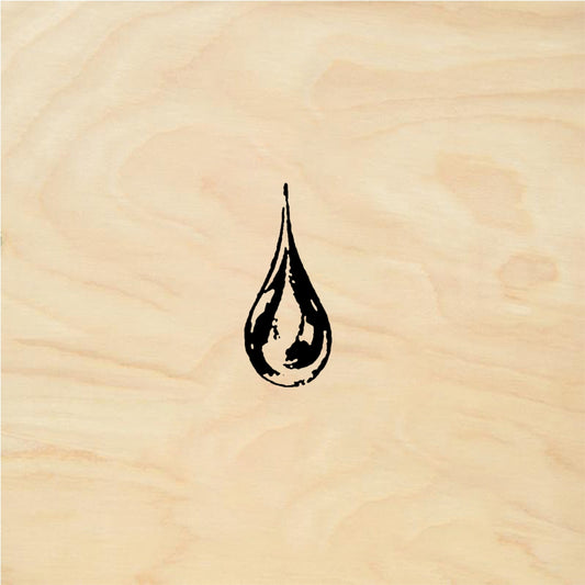 StampaFe Drop, teeny Tiny Water Drop - Rubber Stamp 0 x 0