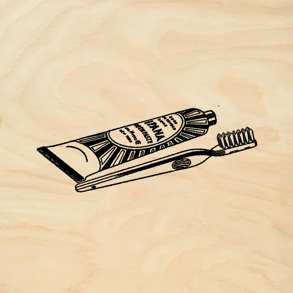 StampaFe Ipana toothpaste - Rubber Stamp 1.75 x 1