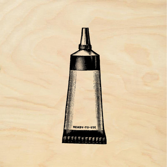 StampaFe Squeeze Tube - Rubber Stamp 1 x 2.25