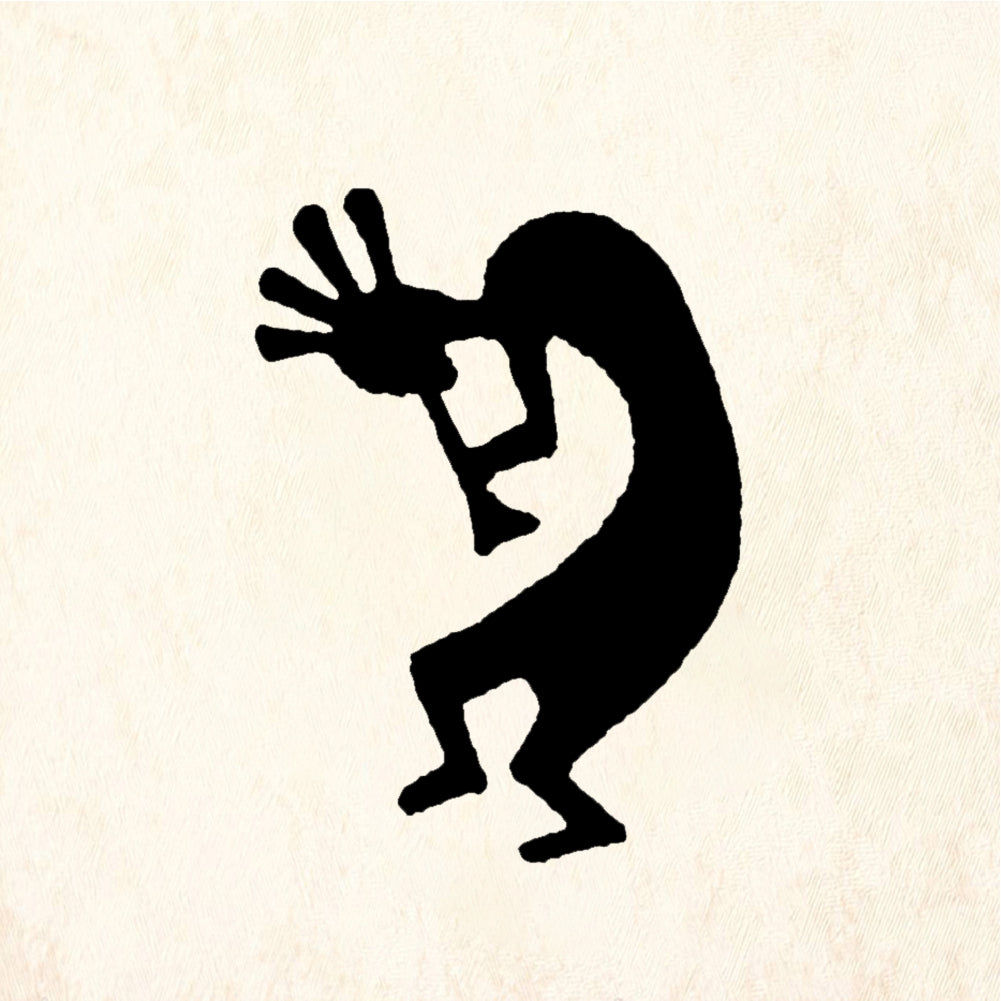 StampaFe Regular Left Kokopelli Rubber Art Stamp