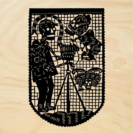 StampaFe Papel Picado Rubber Stamp 2 x 3