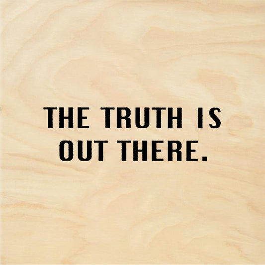 StampaFe THE TRUTH IS OUT THERE. - Rubber Stamp 2 x 0.25