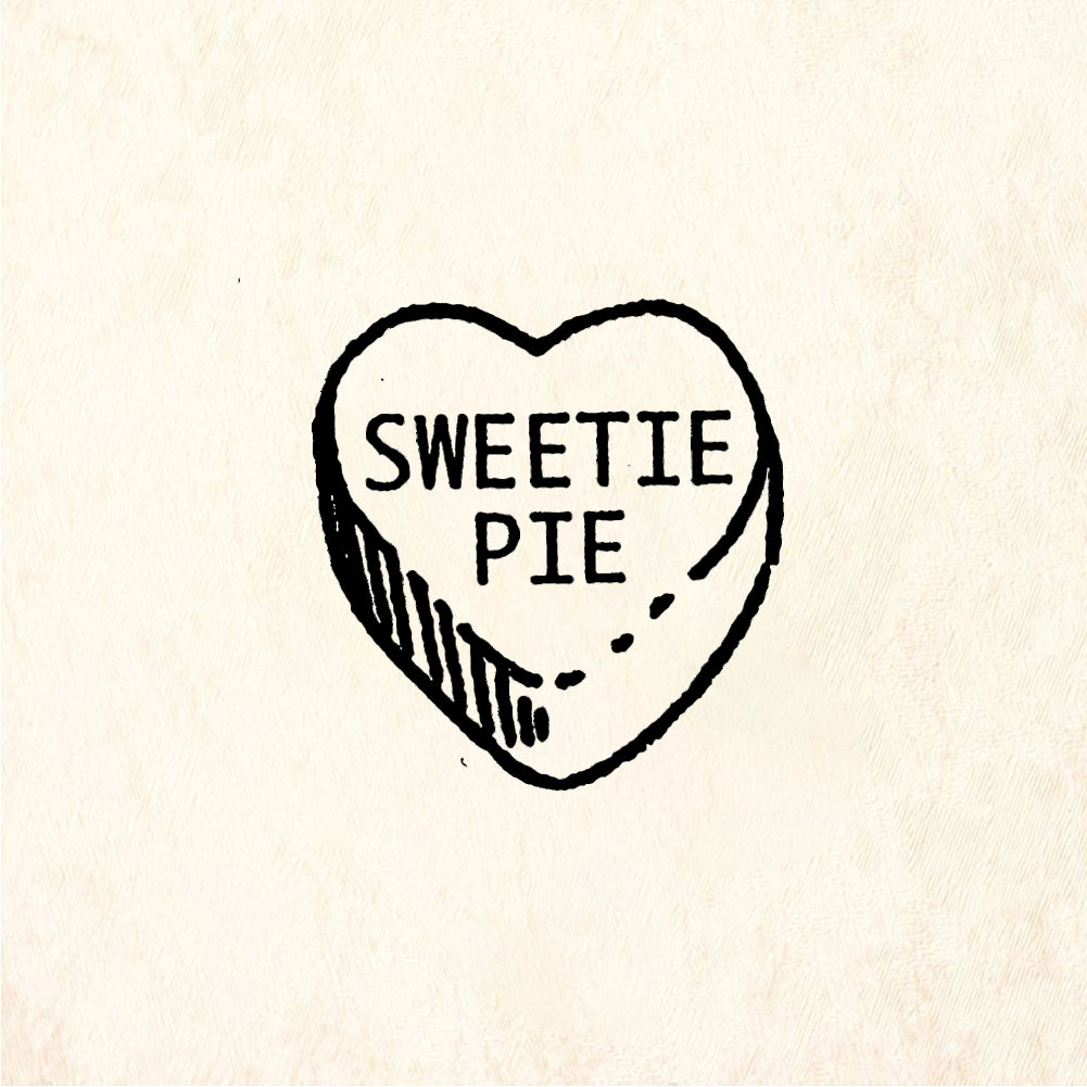 StampaFe SWEETIE PIE Candy - Rubber Stamp 0.5 x 0.75