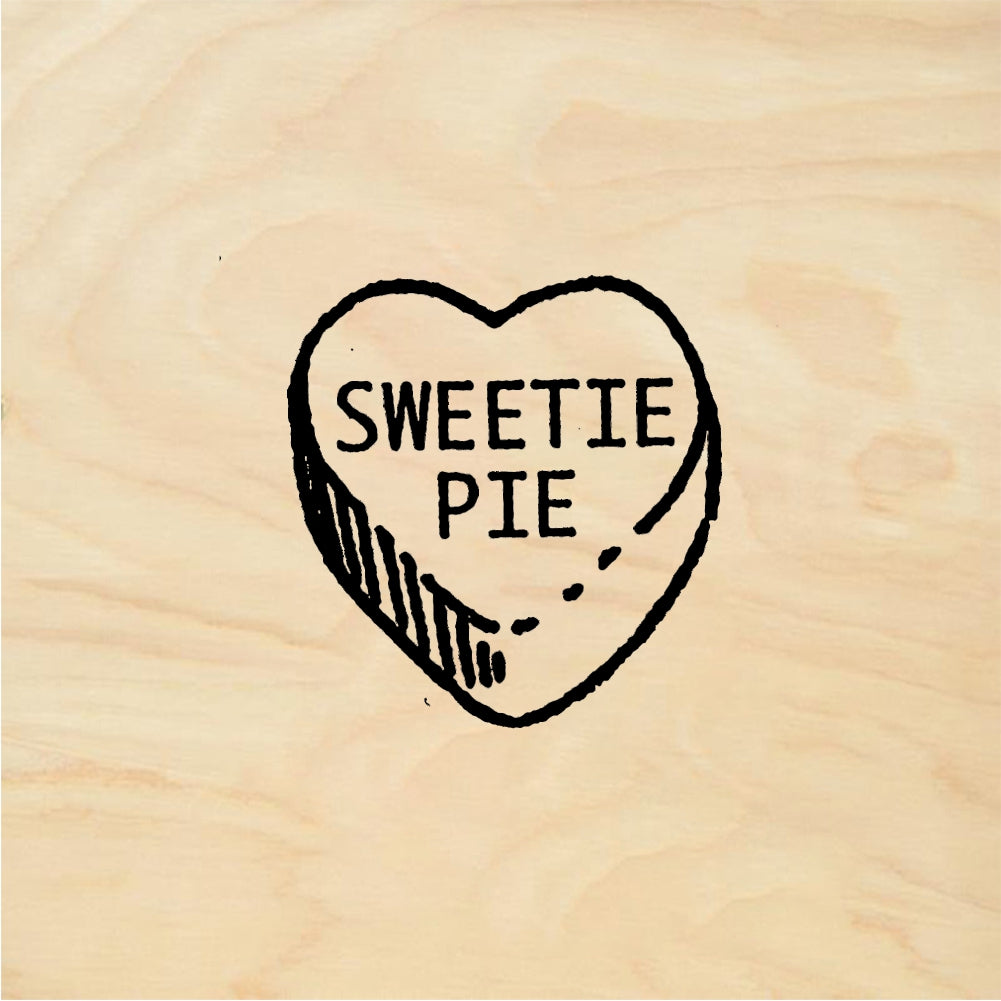 StampaFe SWEETIE PIE Candy - Rubber Stamp 0.5 x 0.75