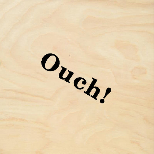 StampaFe Ouch! Text - Rubber Stamp 1 x 0.5