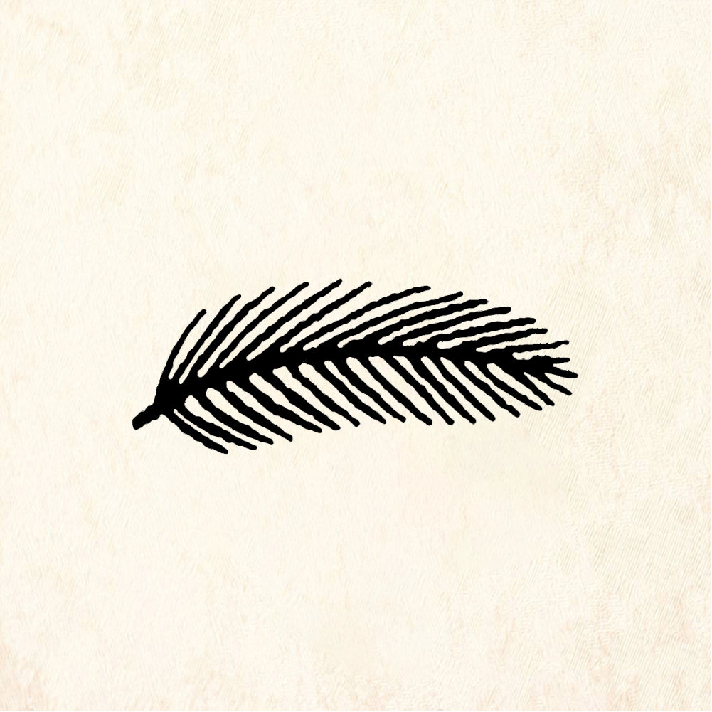 StampaFe Teeny feather - Rubber Stamp 1.25 x 0.5
