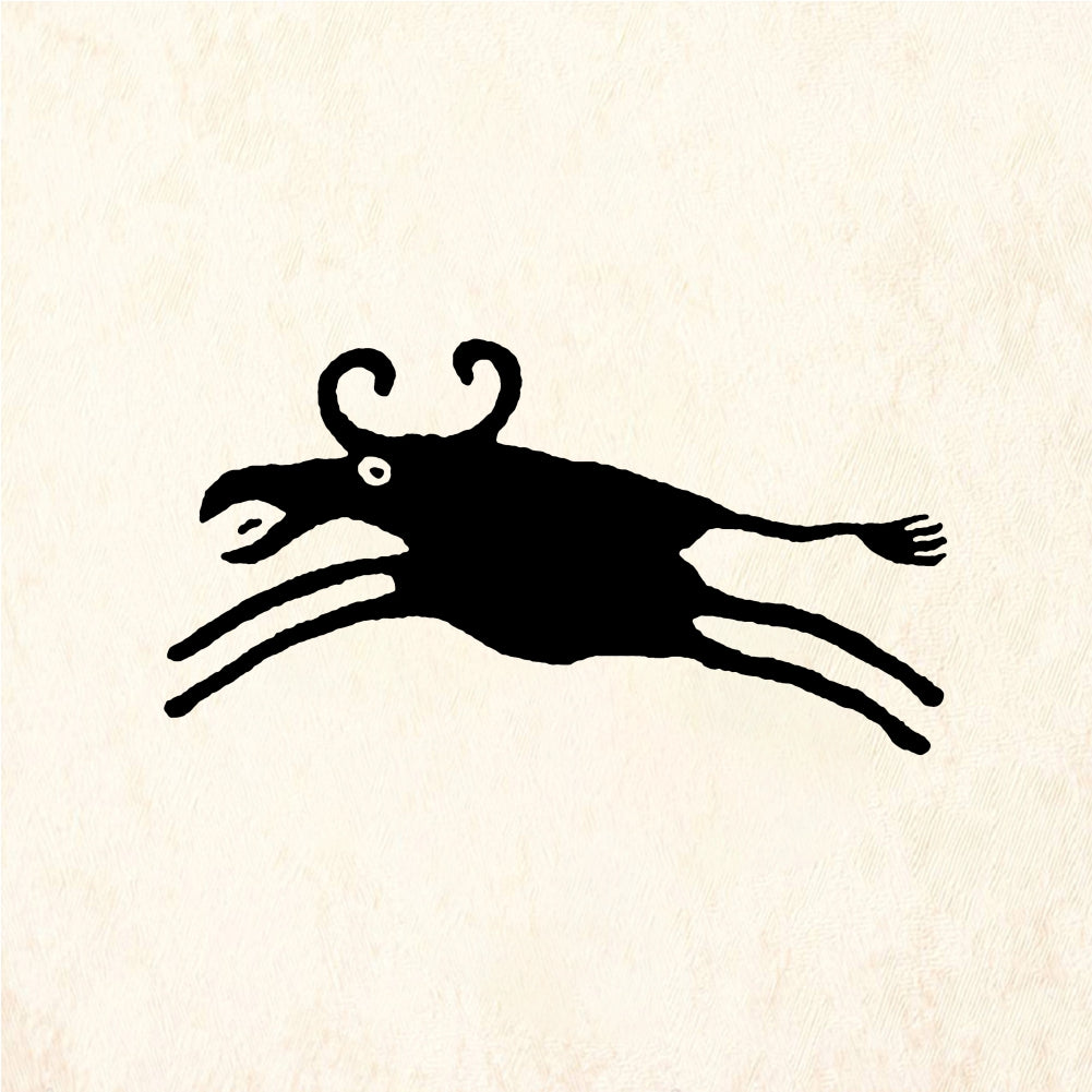 StampaFe Leaping beastie - Rubber Stamp 1.25 x 1.25