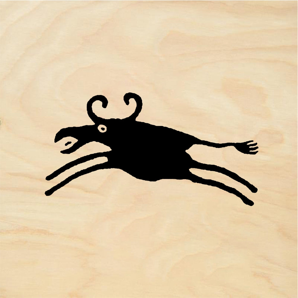 StampaFe Leaping beastie - Rubber Stamp 1.25 x 1.25