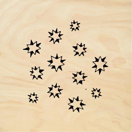 StampaFe Star group - Rubber Stamp 0.75 x 1