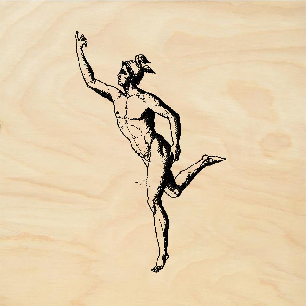 StampaFe Mercury God - Rubber Stamp 1.25 x 2