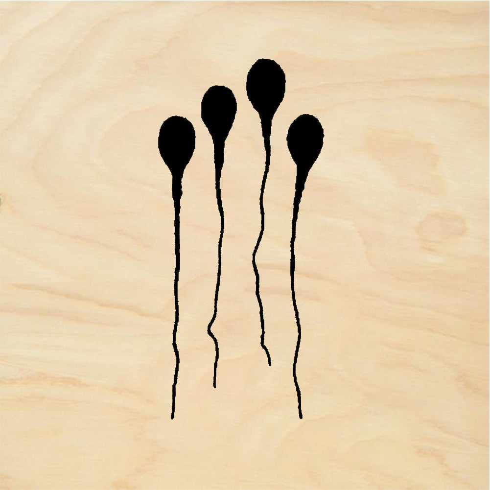 StampaFe Squirms Abstract Squirms - Rubber Stamp 1 x 1