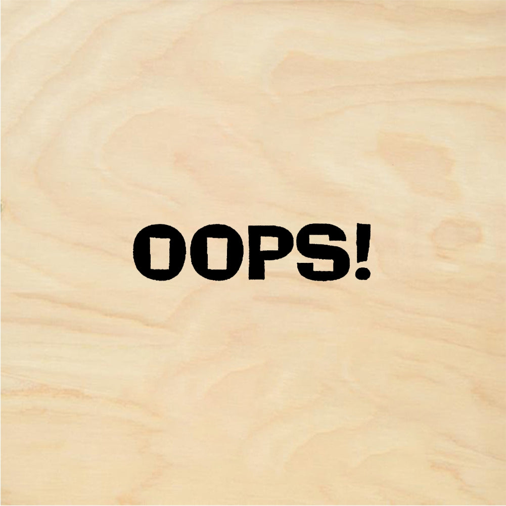 StampaFe OOPS! little Small Oops - Rubber Stamp 1 x 0.5
