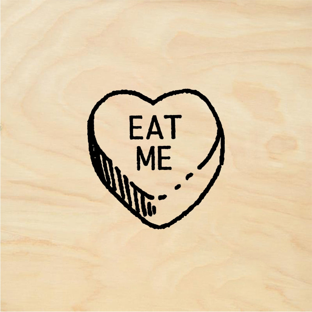 StampaFe EAT ME Candy - Rubber Stamp 1 x 0.75