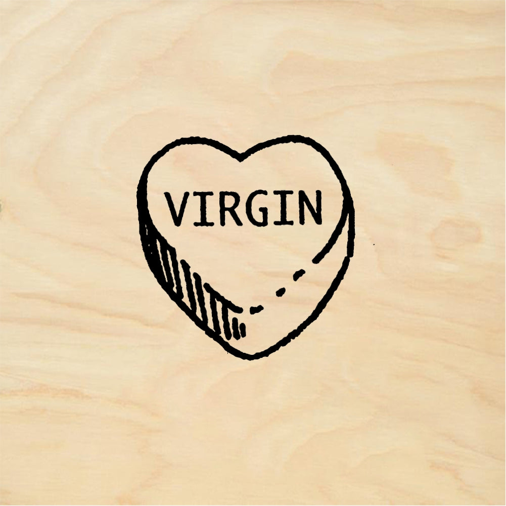 StampaFe VIRGIN Candy - Rubber Stamp 0.5 x 0.5