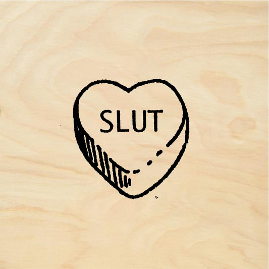 StampaFe SLUT Candy - Rubber Stamp 1 x 0.25