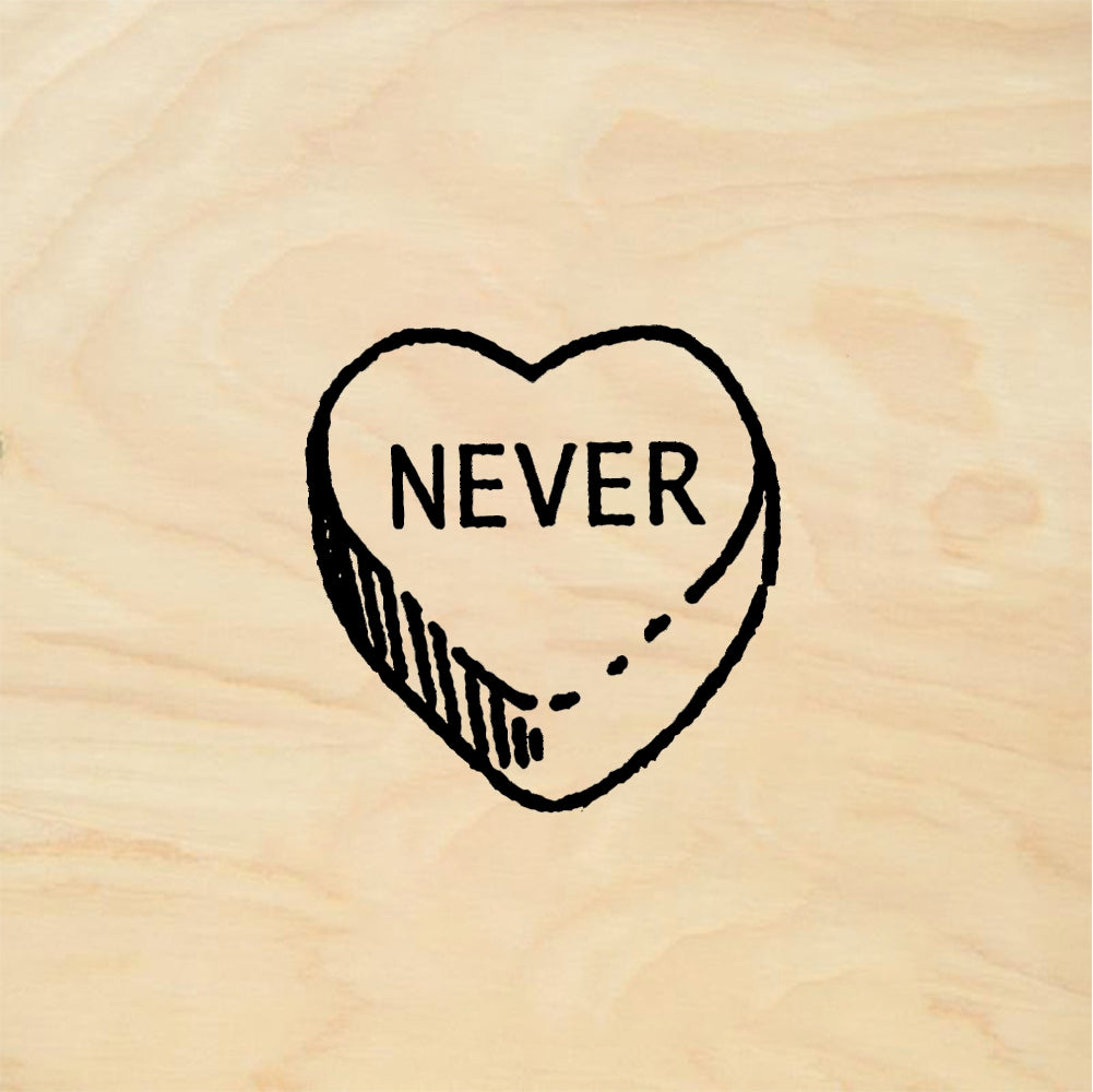 StampaFe NEVER Candy - Rubber Stamp 1 x 0.25