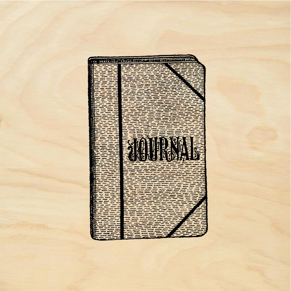 StampaFe Journal Book - Rubber Stamp 1.5 x 1.5