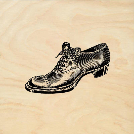 StampaFe Lace-up shoe Lace Up Shoe - Rubber Stamp 2 x 1.25
