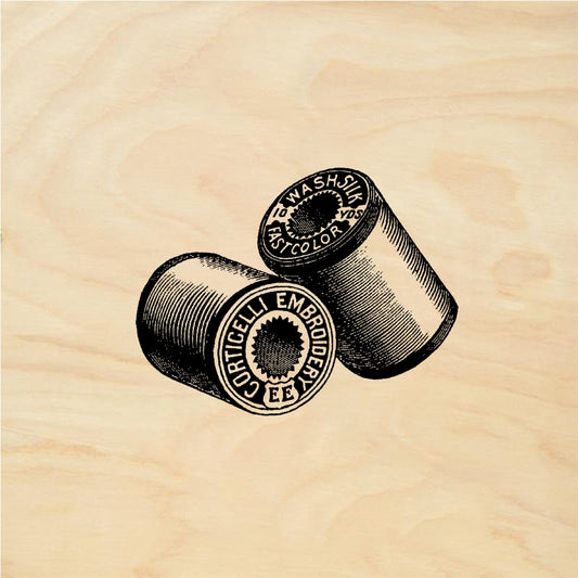 StampaFe Thread spools - Rubber Stamp 2.25 x 1.5