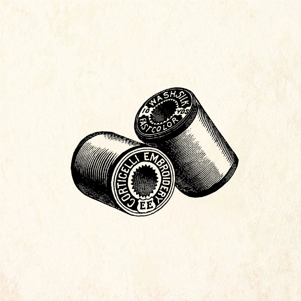 StampaFe Thread spools - Rubber Stamp 2.25 x 1.5