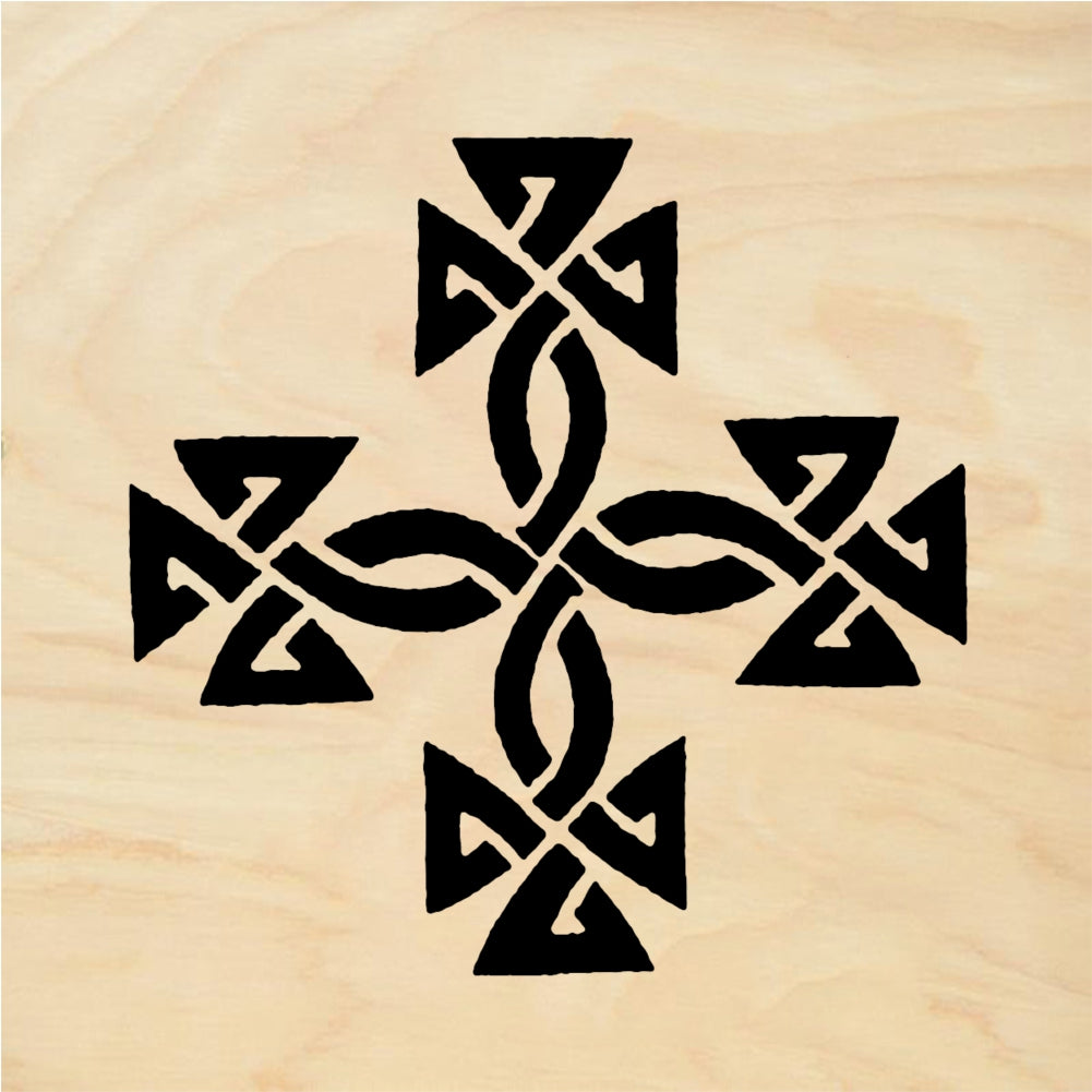 StampaFe Continuous cross Border - Rubber Stamp 1.25 x 0.75