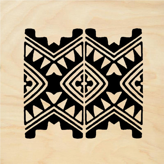 StampaFe Flowertown border - Rubber Stamp 2.5 x 1