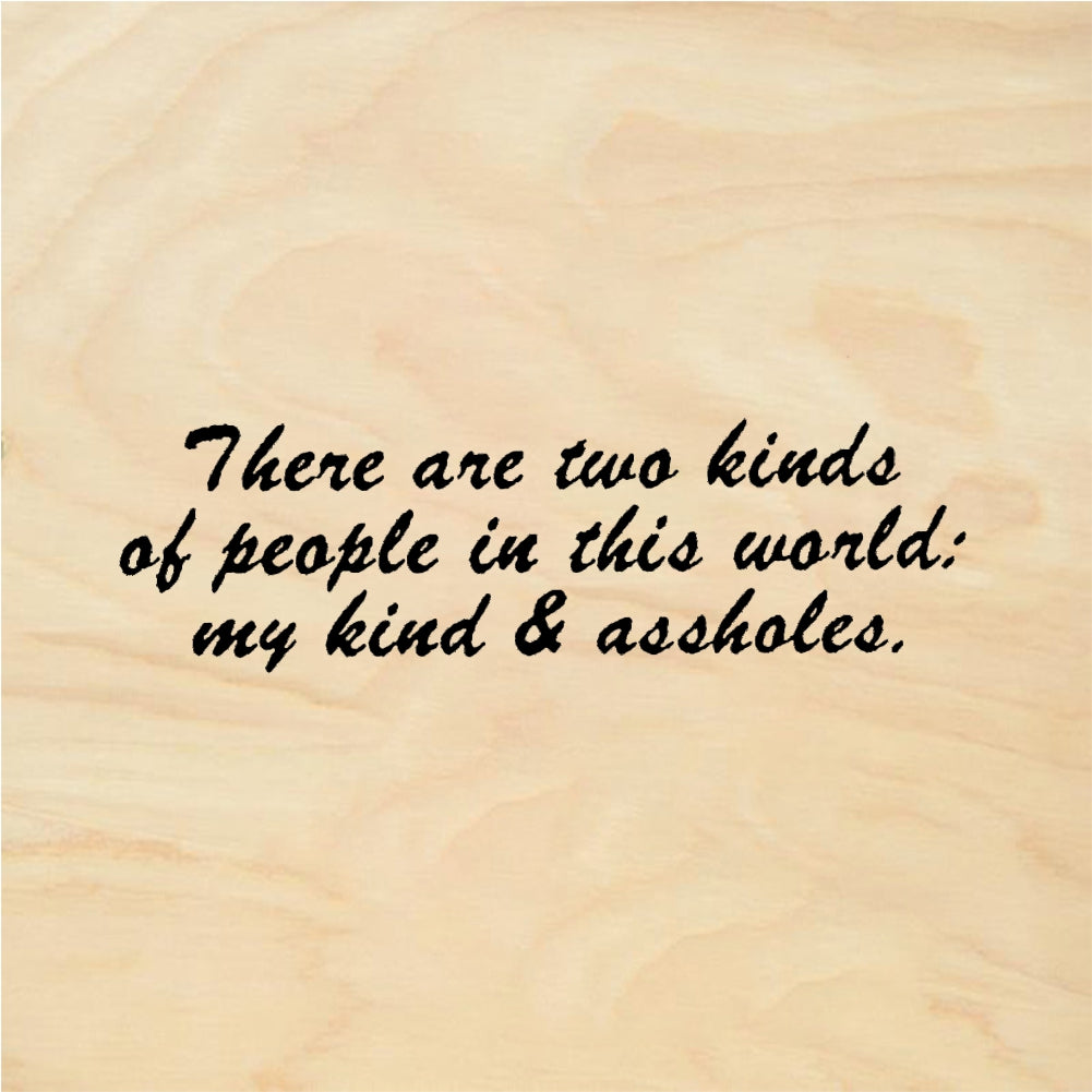 StampaFe THERE ARE TWO KINDS OF PEOPLE - Rubber Stamp 2 x 0.25
