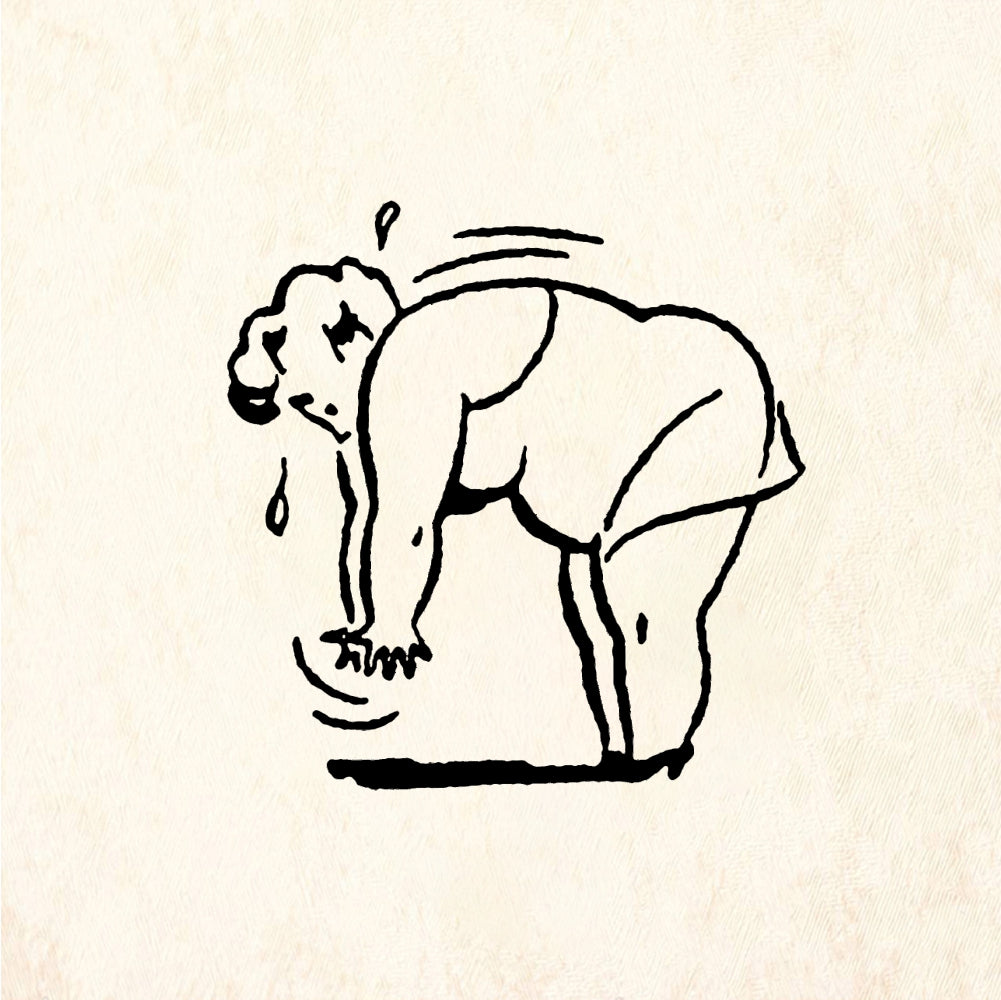 StampaFe Pudgy lady - Rubber Stamp 1.5 x 1.25