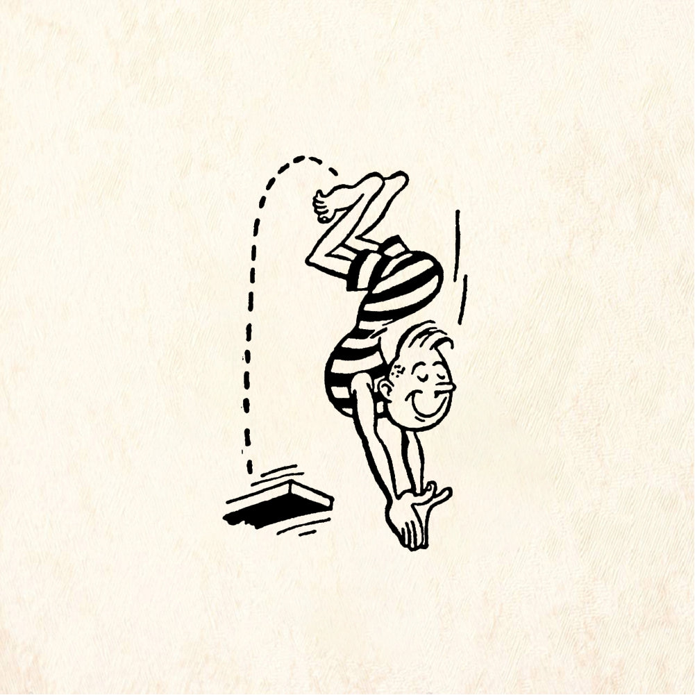 StampaFe Diver - Rubber Stamp 1 x 1.75