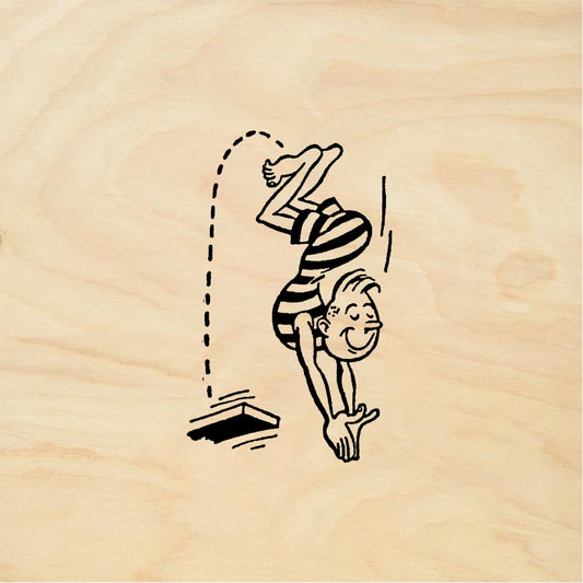 StampaFe Diver - Rubber Stamp 1 x 1.75