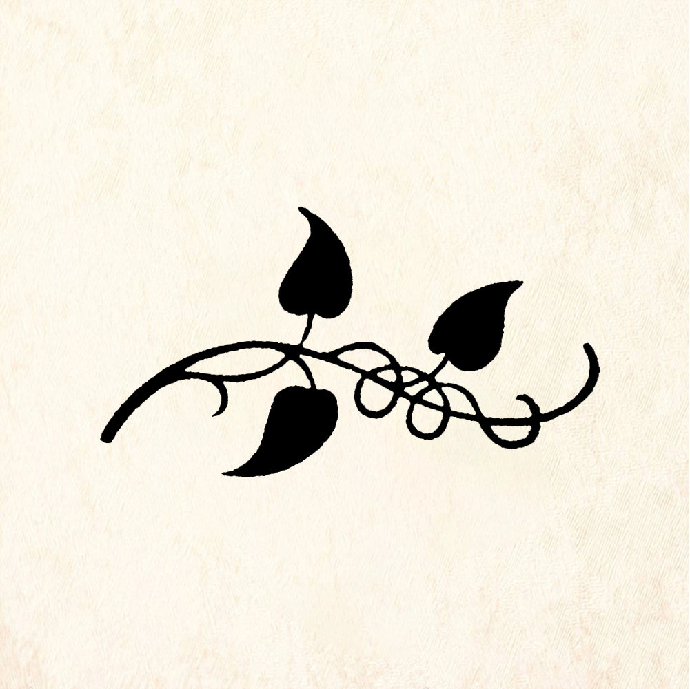 StampaFe Leaves & curl Leaves And Curl - Rubber Stamp 2 x 0.5